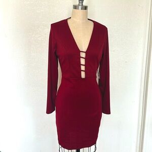 Open front with V neck